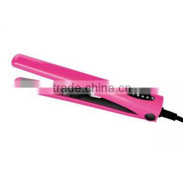 Mini hair straightener with 9 diamonds