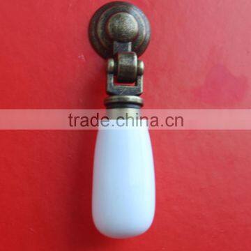 Ceramic Pendant Drawer Knob and Furniture Pendant Pull for cabinet and closet
