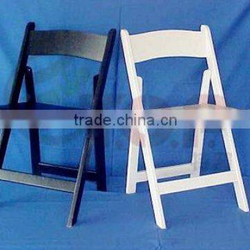 White Resin Folding Wedding Chairs