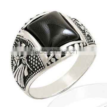 925K Sterling Silver Circasian Men Ring