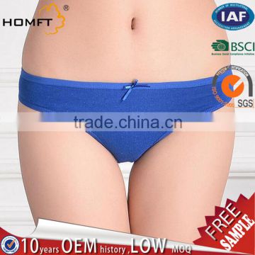 Top Sales Sexy Lace Cotton Bow Design Underwear