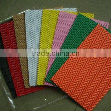 EVA sheets with patterns:straight line ,wave style