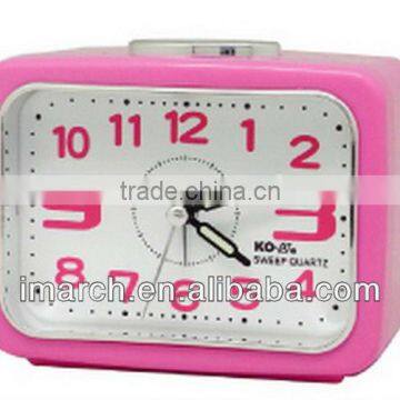 pink square clock,table clock