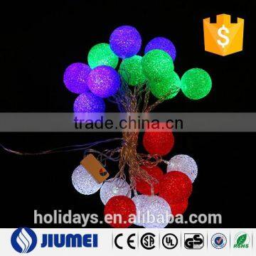 multicolor decoration plastic ball string light