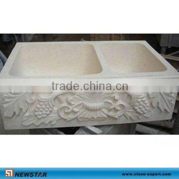 kitchen marble vessel basins