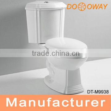 Bathroom Ceramics two piece water closet wc toilet DT-M9938