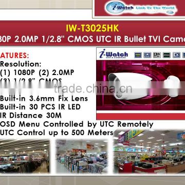 IW-T3025HK 1920x1080 Coaxial Control IR Bullet TVI Camera