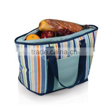 Beach bag with pockets and zipper Insulated Cooler Tote for carrying food and drinks(YX-Z136)