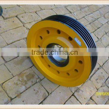 elevator parts traction sheave 455*5*10 for traction machine