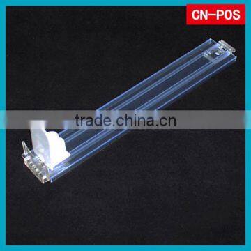 supermarket display pvc pusher for managing goods