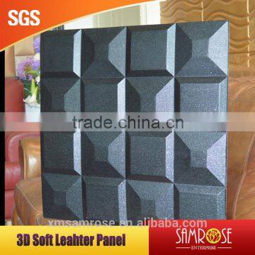 Acoustic foam panel acoustic type decorative leather wall panels (MATRIX)