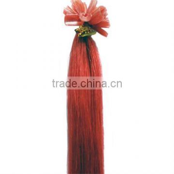 Prebonded Hair / Indian Remy Nail Tip , U Tip Hair Wefts- Remy Human Hair 100%