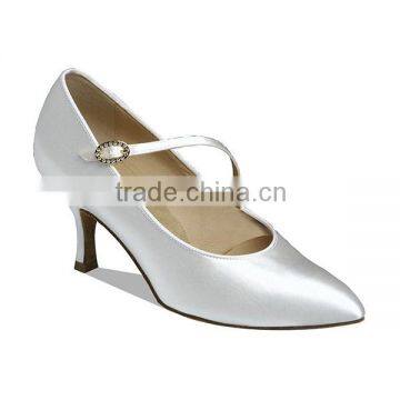 Shoes 137E MOON Ladies Ballroom Dance Shoes High Heel Fresh Satin Waltz Tango foxtop Mordern Shoes