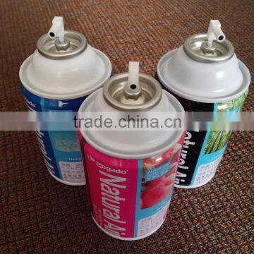 Tinplate aerosol cans diameter 65mm with printing for metering spray dispenser home care products