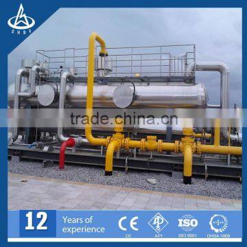 API Skid mounted natural gas gathering and transporting station