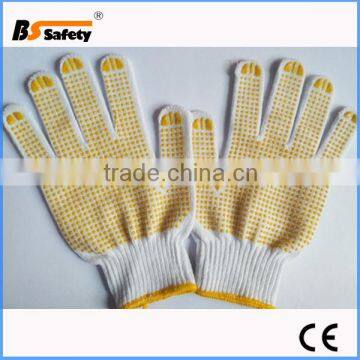 BSSAFETY Palm PVC dotted working gloves for garden or industrial work use