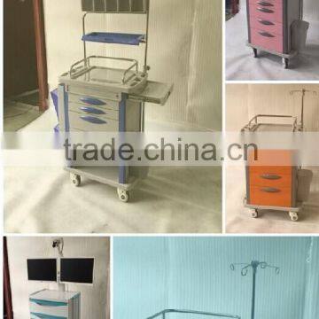 KL-ET600C ISO CE Certificate Medical Cart Hospital Crash Cart Medical Trolley photo-2