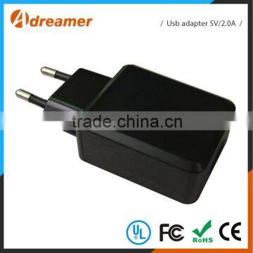 2016 Travel Accessories Wholesale Mini 5V 2.0A ul Usb Wall Charger photo-6