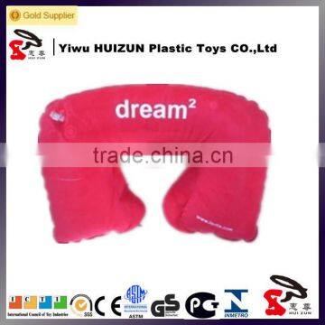 Inflatable Pillow Travel Flocking Neck Pillow Inflatable photo-3