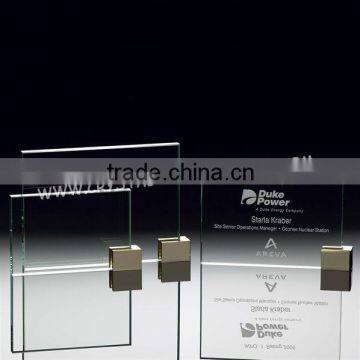 2015 jade glass crysral trophy award promotional sport award trophy