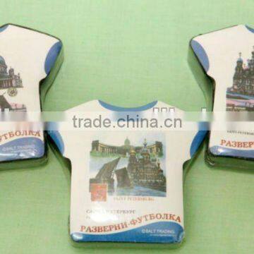 100 cotton T-shirt compressed towel with logo embroidered or printed