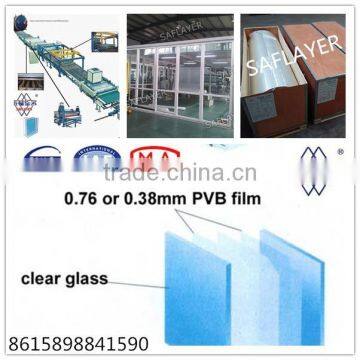 supply good quality clear and green pvb film with high-tech machine