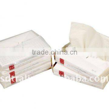 Sustainable wheat straw organic facial paper