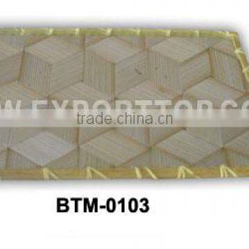 Bamboo table mat with nice price (skype : july.etop)