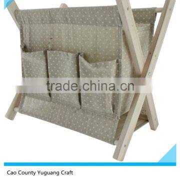 Printed Canvas Storage Basket Shelf Storage Box/canvas Magazine Rack photo-3