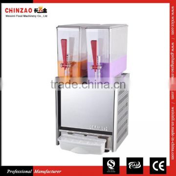 Commercial 2Tank Electric Cold and Mixing Juice Dispenser Machine