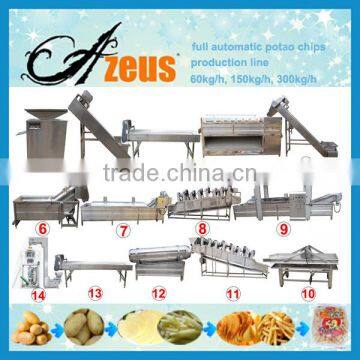 100-150kg/h Fully Automatic French Fries Potato Chips Producing Line for Sale photo-4