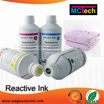 High quality custom garment printing reactive ink for mimaki dx4 dx5 print head