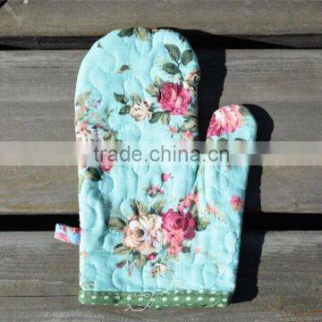 High Quality Cotton Kitchen Wears Custom Printed Cute Oven Mitt photo-3