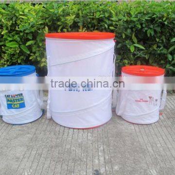 Nylon Pvc Pet Food Bag Foldable Pet Food Bag Spiral Spring Pet Food Bag photo-2