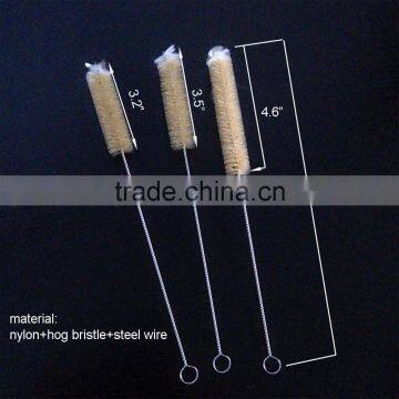 Pure Hog Bristle bottle brush with wire