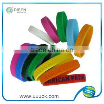 Custom silicone wristband no minimum