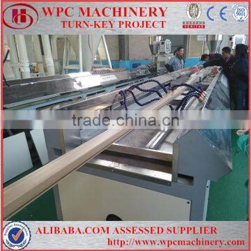 PVC window profile extrusion machine with pvc profile extrusion die