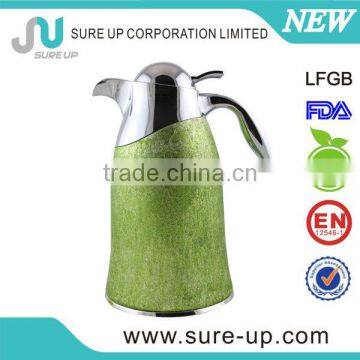 New Style High Quality Luxury Arabic Antique Metal Brass Copper Turkish Thermos Vacuum Coffee Pot Set Inner Glass photo-6