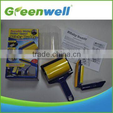 Various Transports Acceptable High Quality Mini Size Washable Remover Resuable Sticky Lint Roller Linter Roller for Russian photo-5