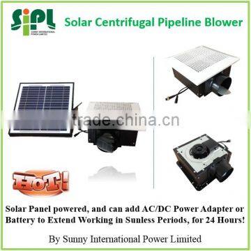 SUNNY Ceiling Mounted 30W Solar Panel Powered Plastic Type Roof Ventilator Air Exhaust Fan photo-3