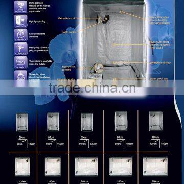 Dark plant growing room / strong light proof water proof grow tent with ventilation and tubes for hanging lighting equipments