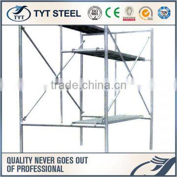 HIGH QUALITY FRAME SCAFFOLDING STEEL PIPE/FRAME SCAFFOLD SYSTEM/scaffold ladder type