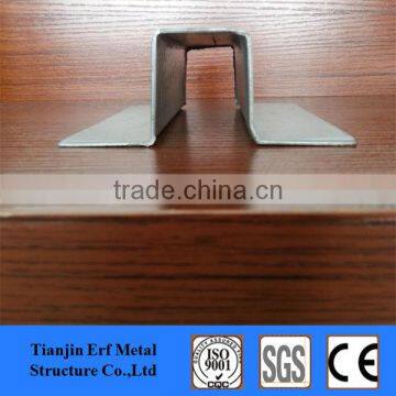China manufacture steel structural hat channel