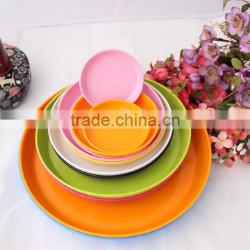 Wholesale cheap small colorful plastic plant saucer