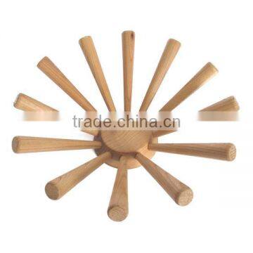 Wood Starburst Fruit Bowl photo-2