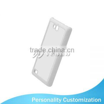 Custom Printed Cute Stylish 2D Sublimation White Color Plastic Mobile Phone Back Cover With Aluminum Sheet For Huawei Honor 3C photo-3