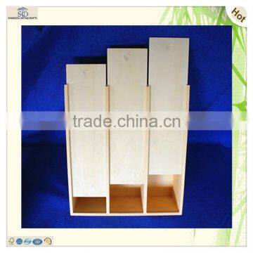 Wholesale Fsc Certified Natural Dividers Pine Wood Wine Boxes photo-3