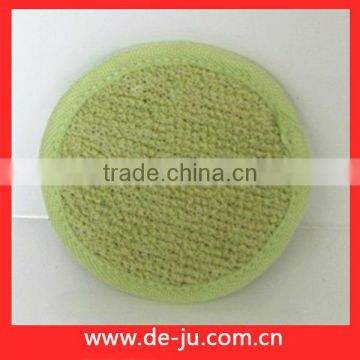 Light Green Soft Small Scrub Cleaning Sponge Facial Scrub