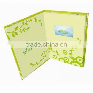 Customized ShenZhen video greeting card LCD display