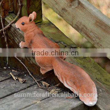 Resin Animal Garden Ornaments Fake Squirrel photo-3